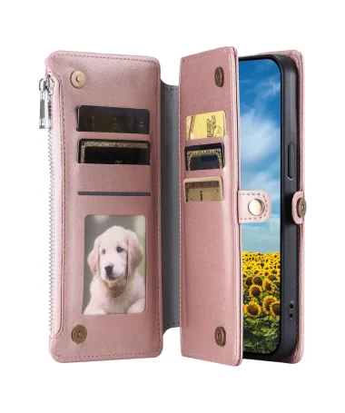 Housse Google Pixel 10 Pro XL Multi-Rangements à Zip