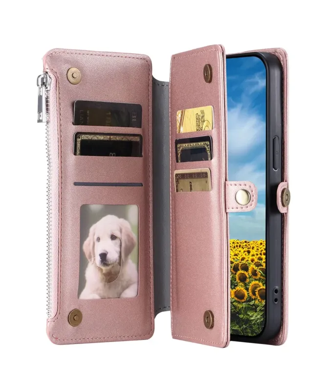 Housse Google Pixel 10 Pro XL Multi-Rangements à Zip