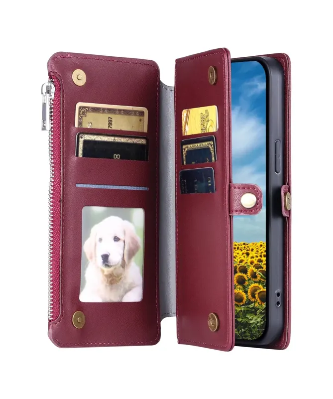 Housse Google Pixel 10 Pro XL Multi-Rangements à Zip