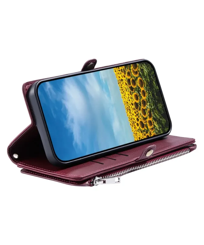 Housse Google Pixel 10 Pro XL Multi-Rangements à Zip