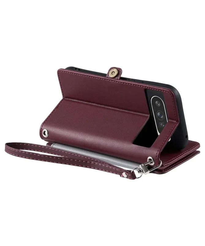 Housse Google Pixel 10 Pro XL Multi-Rangements à Zip