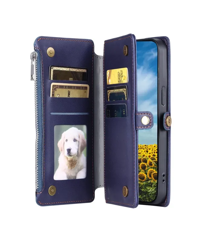 Housse Google Pixel 10 Pro XL Multi-Rangements à Zip