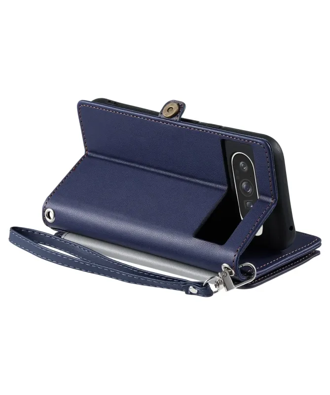 Housse Google Pixel 10 Pro XL Multi-Rangements à Zip