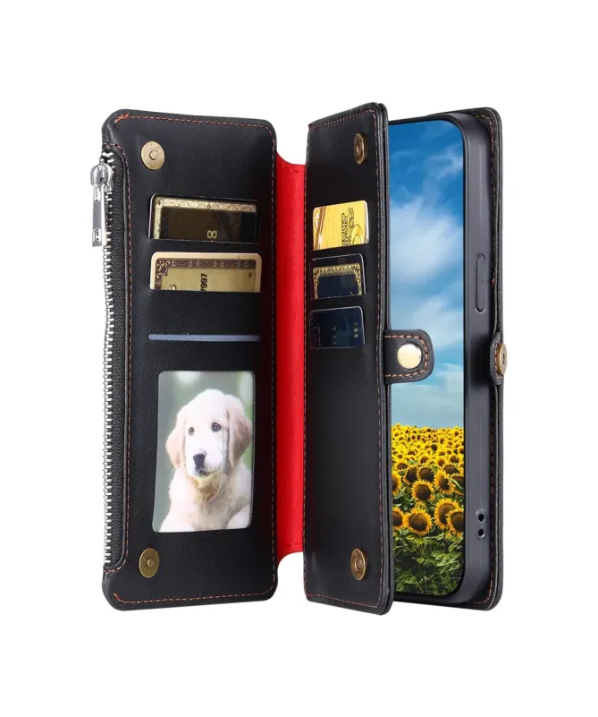 Housse Google Pixel 10 Pro XL Multi-Rangements à Zip