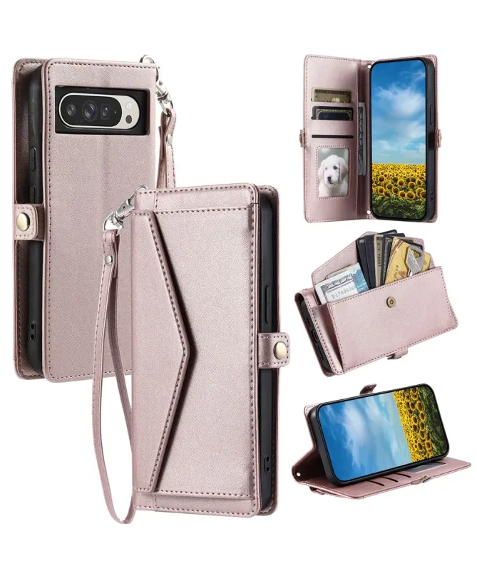 Housse Google Pixel 10 Pro XL Design Pochette à Dragonne