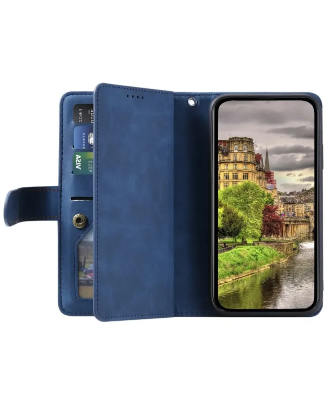 Housse Google Pixel 10 Pro XL Portefeuille à Poche Zippée