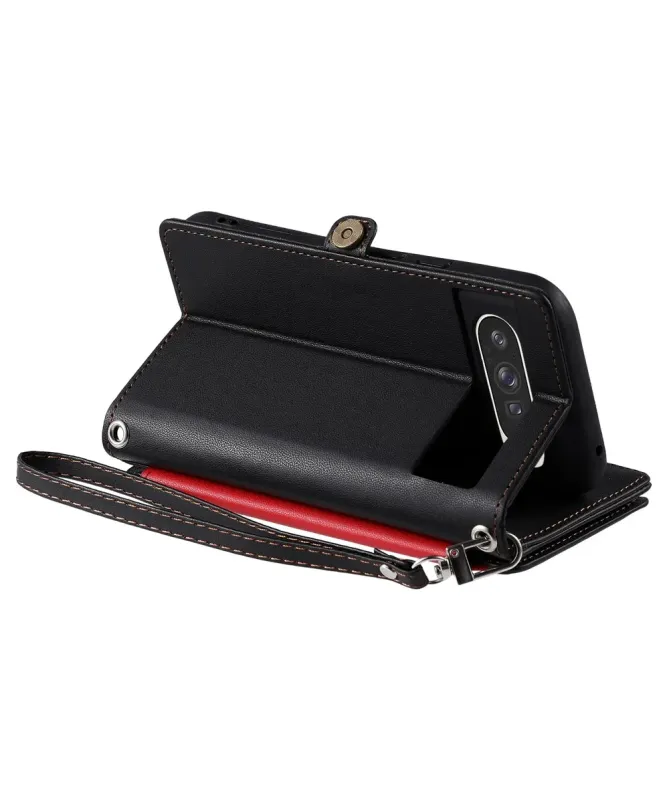 Housse Google Pixel 10 Pro XL Multi-Rangements à Zip