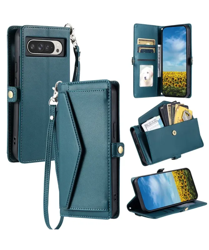 Housse Google Pixel 10 Pro XL Design Pochette à Dragonne