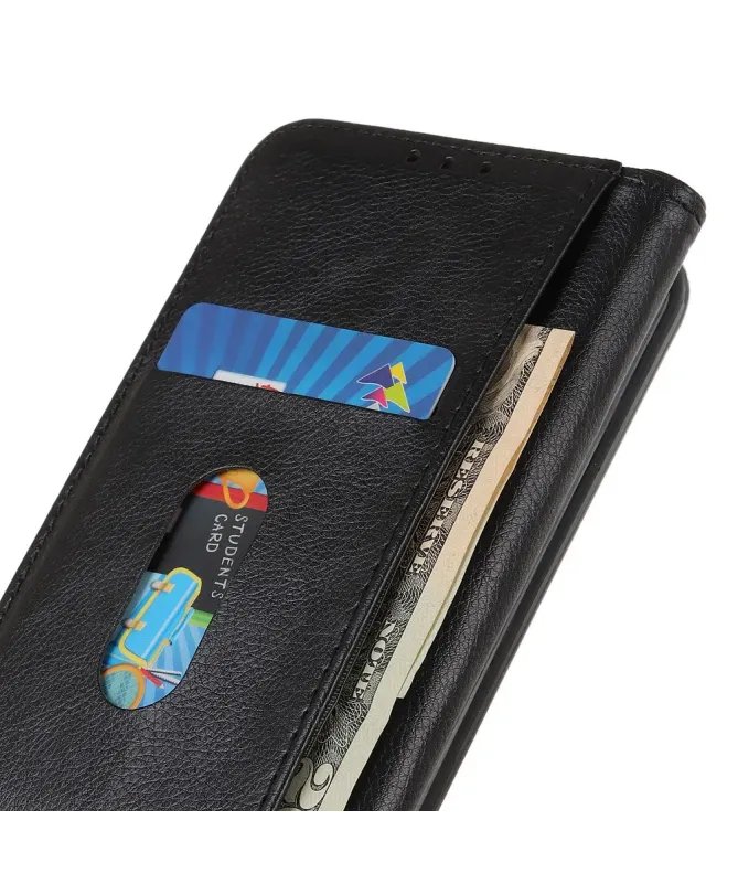 Housse Google Pixel 10 Pro XL Portefeuille en Cuir Fendu