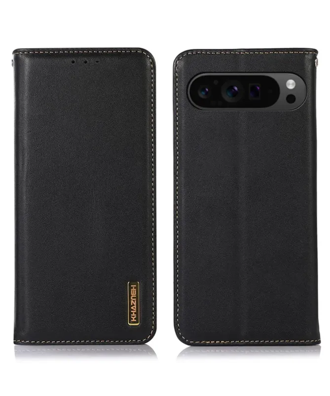 Housse Google Pixel 10 Pro XL en Cuir Nappa Anti-RFID