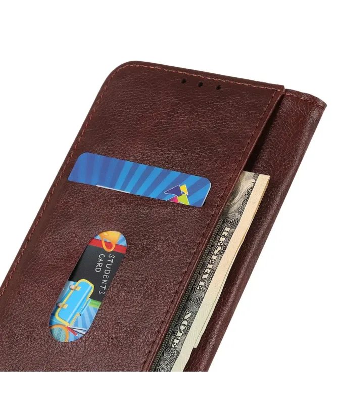 Housse Google Pixel 10 Pro XL Portefeuille en Cuir Fendu