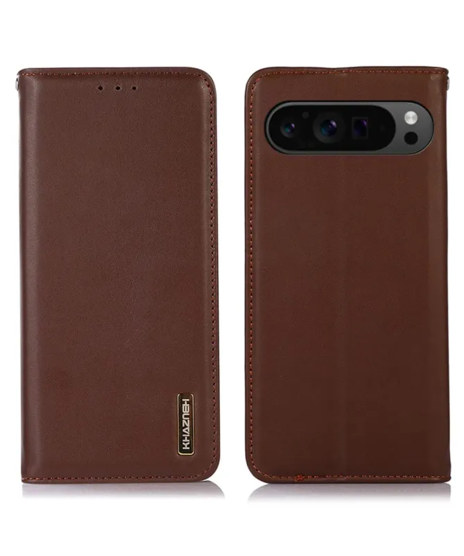 Housse Google Pixel 10 Pro XL en Cuir Nappa Anti-RFID