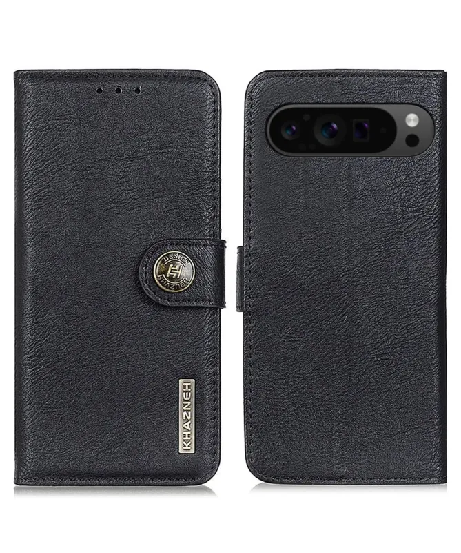 Housse Google Pixel 10 Pro XL KHAZNEH imitation cuir