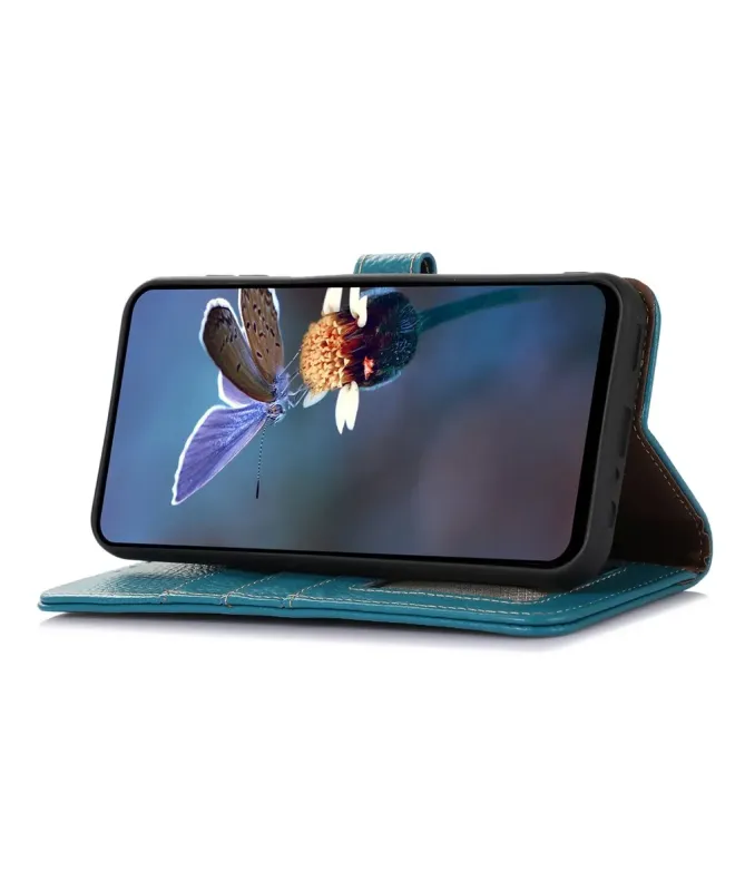 Housse Google Pixel 10 Pro XL en Cuir Véritable Anti-RFID