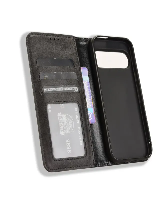 Étui Google Pixel 10 Pro XL Le Cirénius Style Cuir Noir - photo 4