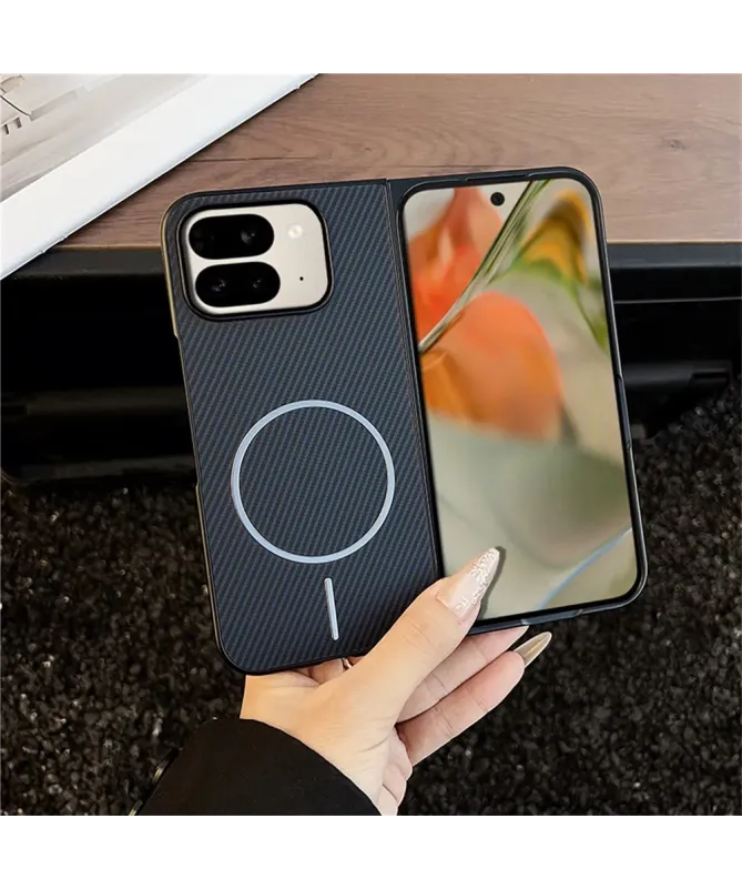 Coque Google Pixel 10 Pro Fold Fibre de Carbone MagSafe