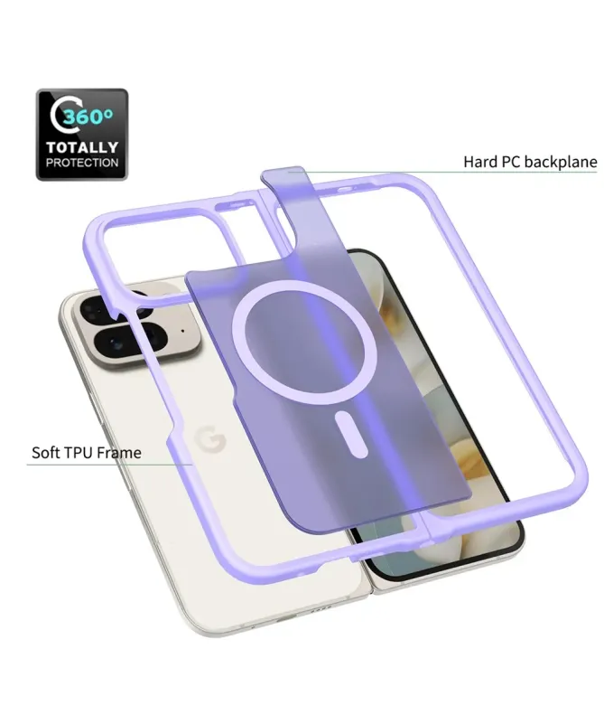 Coque Google Pixel 10 Pro Fold Semi-Transparent MagSafe
