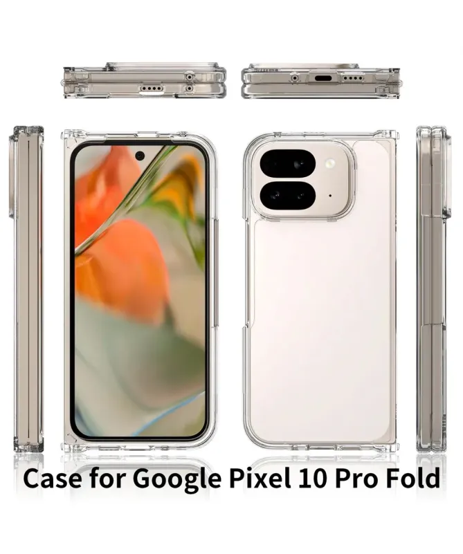 Coque Google Pixel 10 Pro Fold Hybride Transparente