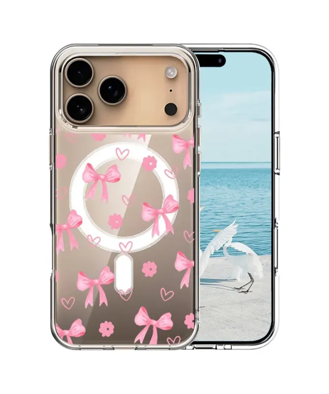 Coque iPhone 17 Pro Max Nœuds et Cœurs | DREAMY