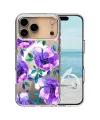 Coque iPhone 17 Pro Max Fleurs Violettes | BLOOM