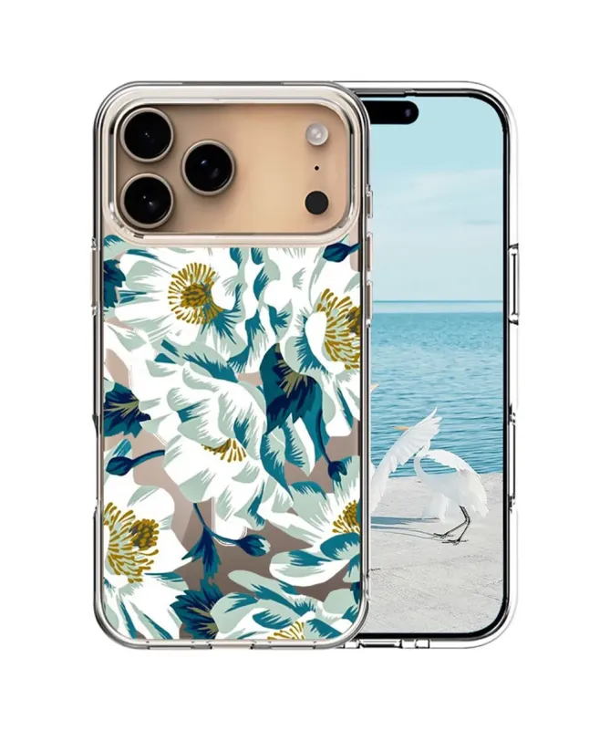 Coque iPhone 17 Pro Max à Imprimé Floral | COUTURE