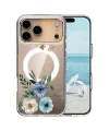 Coque iPhone 17 Pro Max Fleurs Bleues et Blanches | BOTANIC