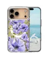 Coque iPhone 17 Pro Max Fleurs Violettes | FLORA