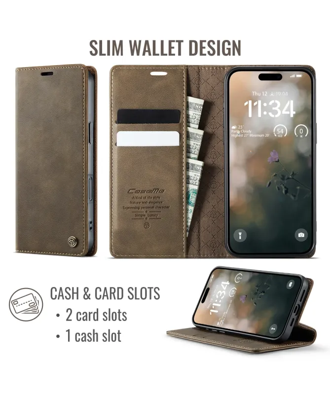 Housse iPhone 17 Pro Max Golias imitation cuir