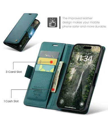 Housse iPhone 17 Pro Max Protection complète 023 Series Vert foncé - photo 18
