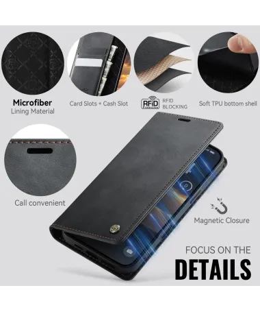 Housse iPhone 17 Pro Max Golias imitation cuir