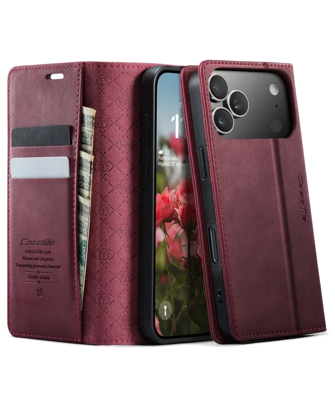 Housse iPhone 17 Pro Max Golias imitation cuir