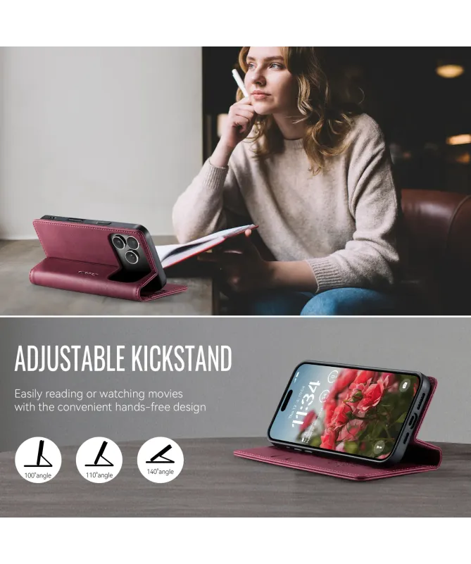 Housse iPhone 17 Pro Max Golias imitation cuir