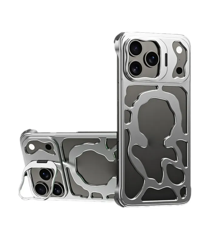Coque iPhone 17 Pro Max en Aluminium Ajouré | MERCURY