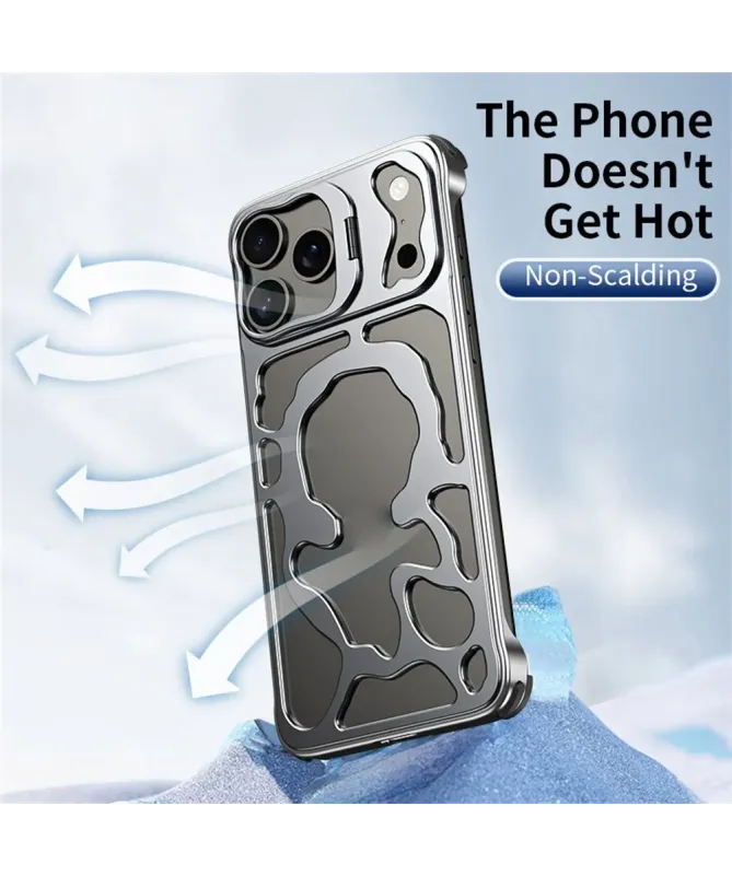 Coque iPhone 17 Pro Max en Aluminium Ajouré | MERCURY