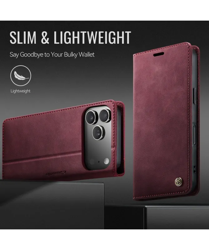 Housse iPhone 17 Pro Max Golias imitation cuir