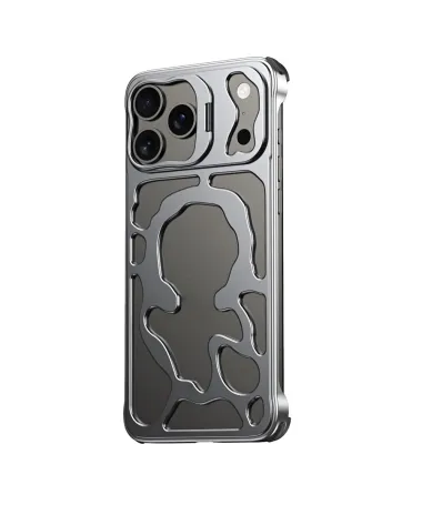 Coque iPhone 17 Pro Max en Aluminium Ajouré | MERCURY Gris Foncé - photo 7