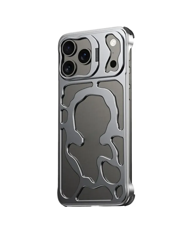 Coque iPhone 17 Pro Max en Aluminium Ajouré | MERCURY