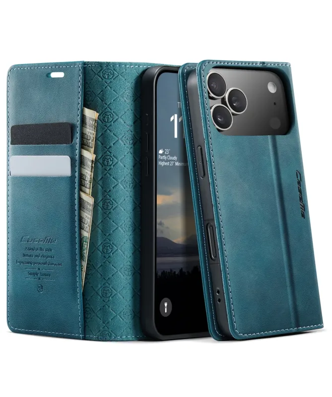 Housse iPhone 17 Pro Max Golias imitation cuir