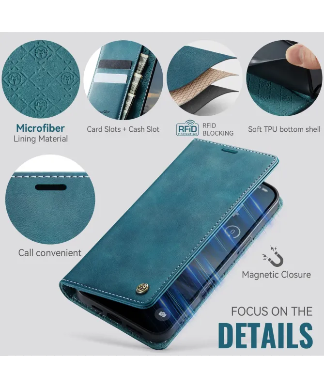 Housse iPhone 17 Pro Max Golias imitation cuir