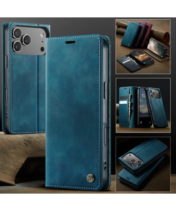 Housse iPhone 17 Pro Max Golias imitation cuir