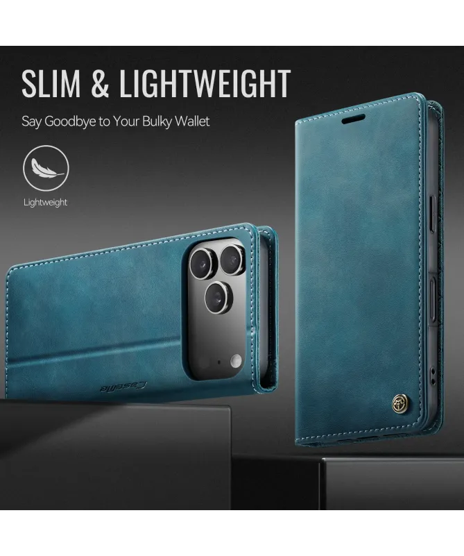 Housse iPhone 17 Pro Max Golias imitation cuir