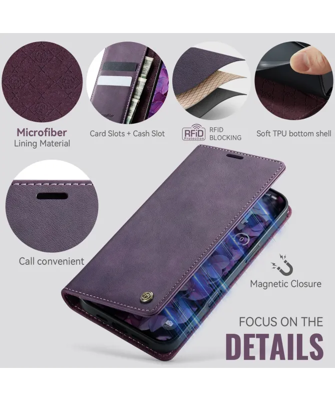 Housse iPhone 17 Pro Max Golias imitation cuir