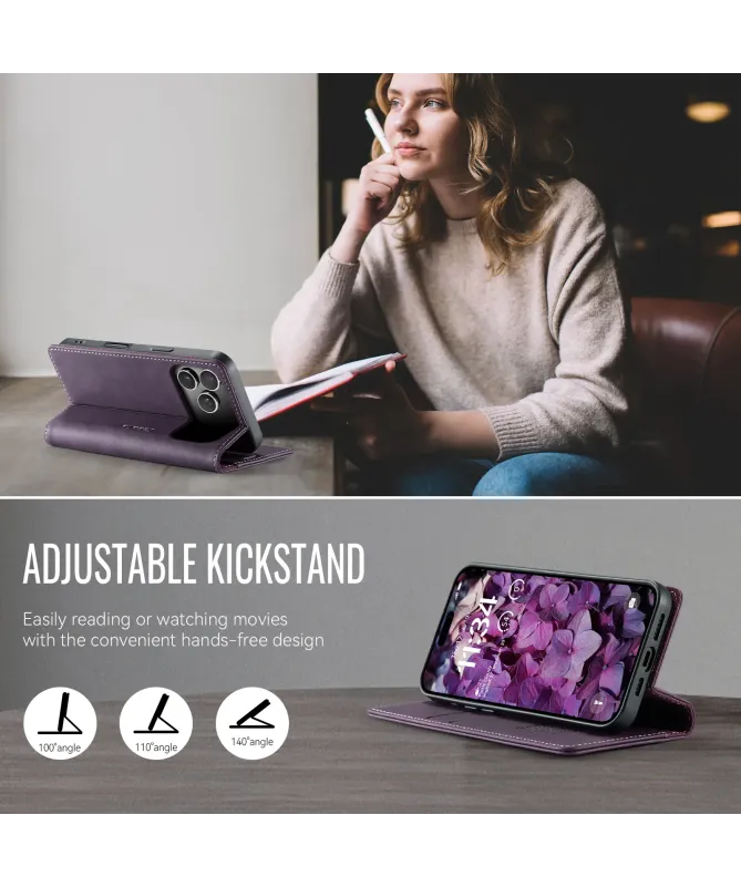 Housse iPhone 17 Pro Max Golias imitation cuir