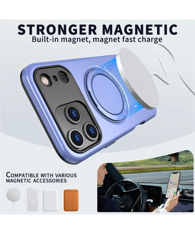 Coque iPhone 17 Pro Max Antichoc avec Anneau 360° | AXIS