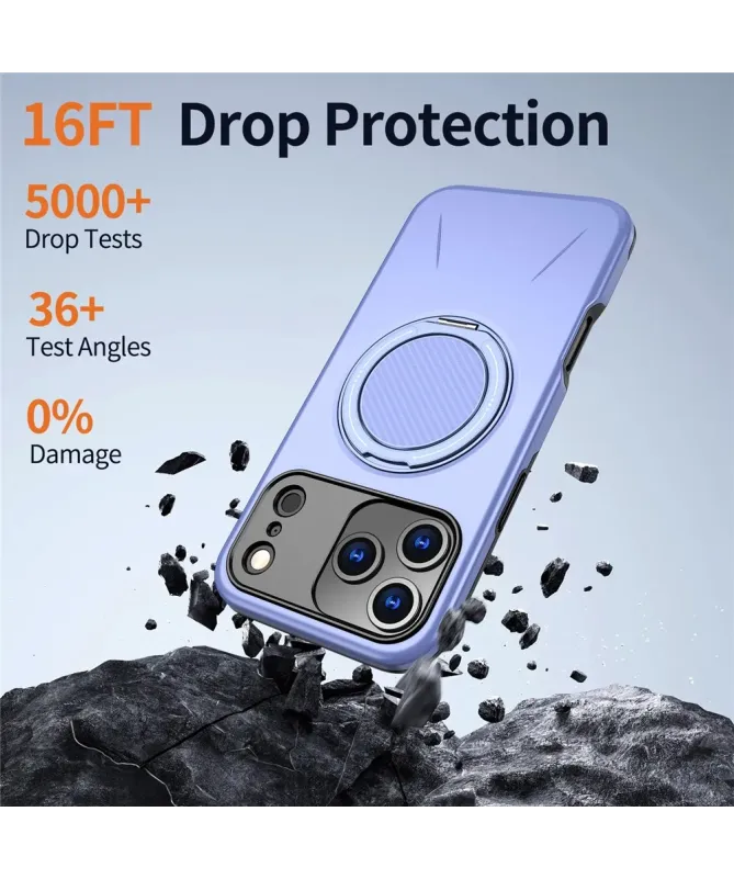 Coque iPhone 17 Pro Max Antichoc avec Anneau 360° | AXIS