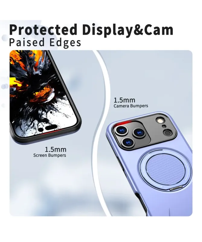 Coque iPhone 17 Pro Max Antichoc avec Anneau 360° | AXIS