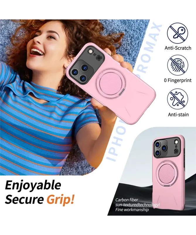 Coque iPhone 17 Pro Max Antichoc avec Anneau 360° | AXIS