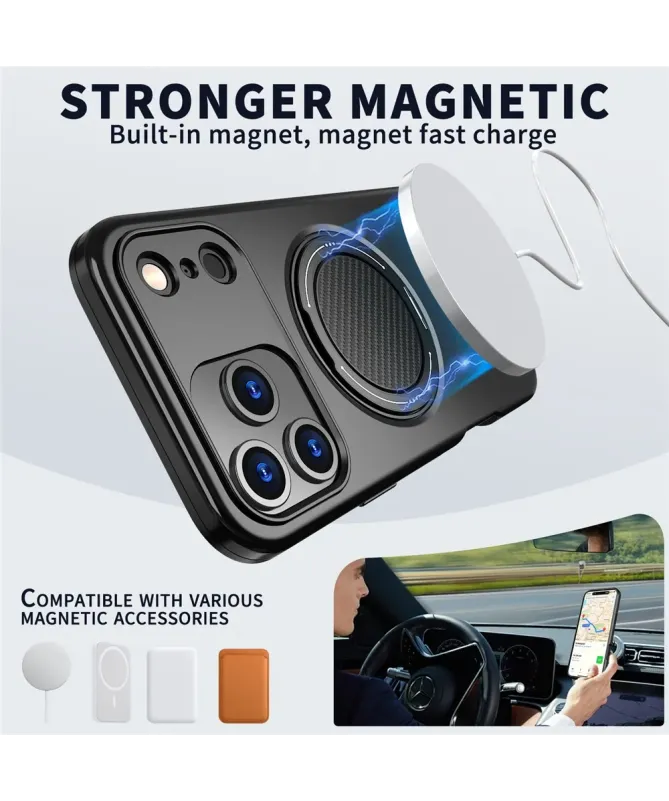 Coque iPhone 17 Pro Max Antichoc avec Anneau 360° | AXIS