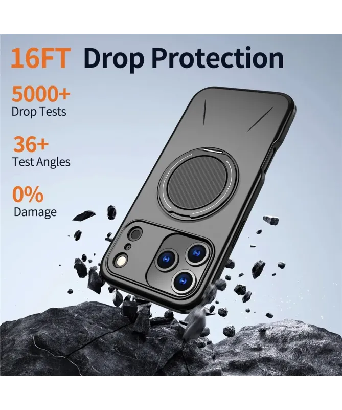 Coque iPhone 17 Pro Max Antichoc avec Anneau 360° | AXIS