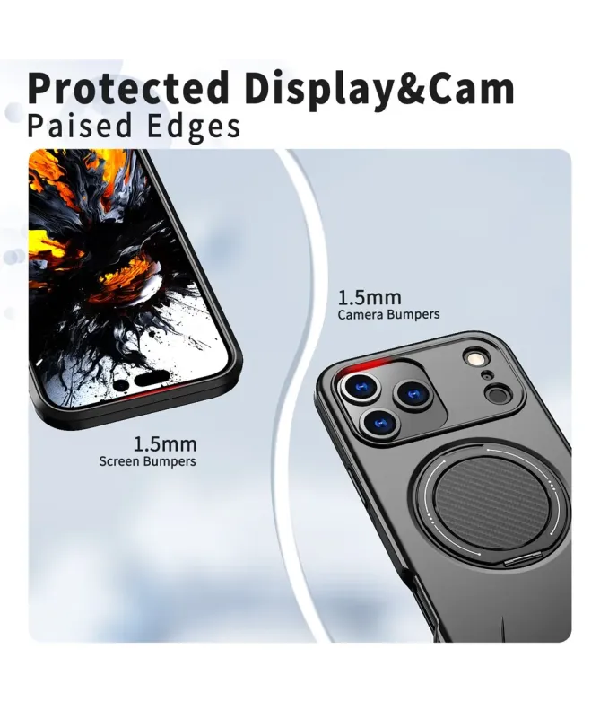 Coque iPhone 17 Pro Max Antichoc avec Anneau 360° | AXIS